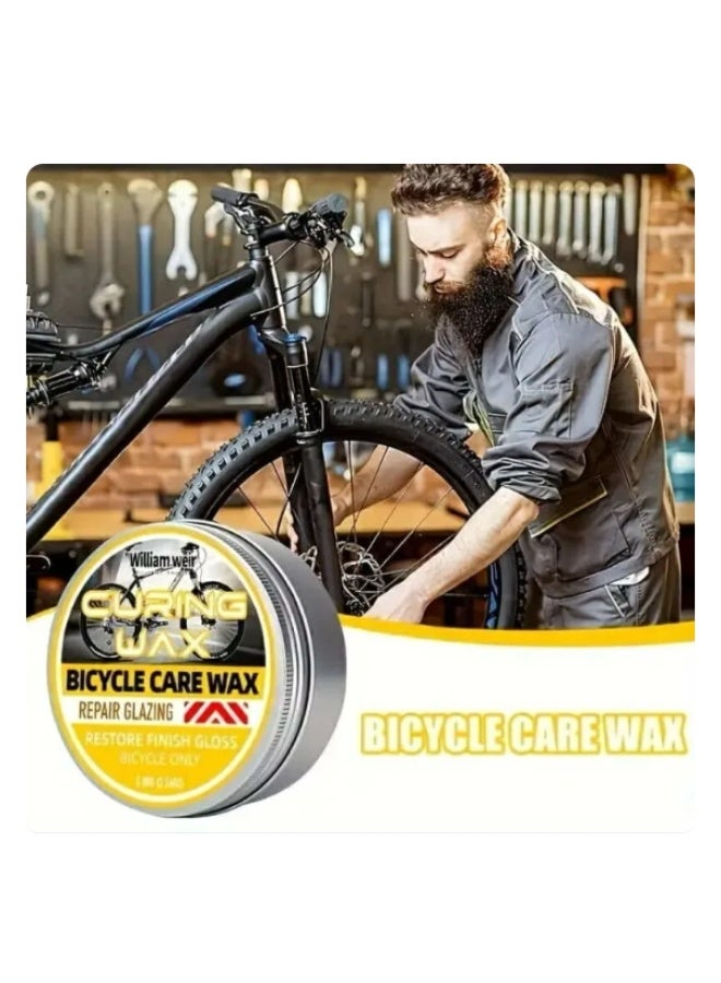 ويليام وير شمع معالج للعناية بالدراجات يعيد اللمعان، ويصلح الخدوش، ويحمي من الأوساخ للدراجات الجبلية ودراجات الطرق 80 غرام - Image 4